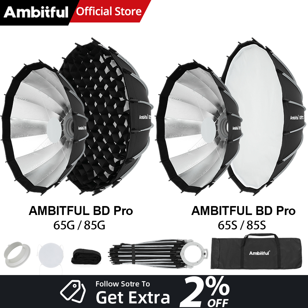 AMBITFUL BDPro 65cm 85cm Stüdy - Beauty Dish Softbox incelemesi ve fiyatı