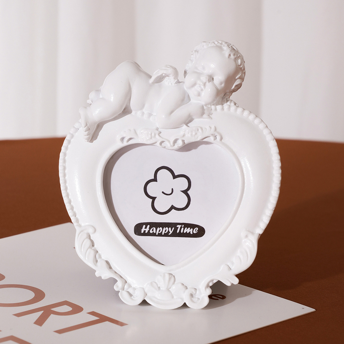 Beyaz Mini Melek Reçine Fotoğr - Photography Framing incelemesi ve fiyatı