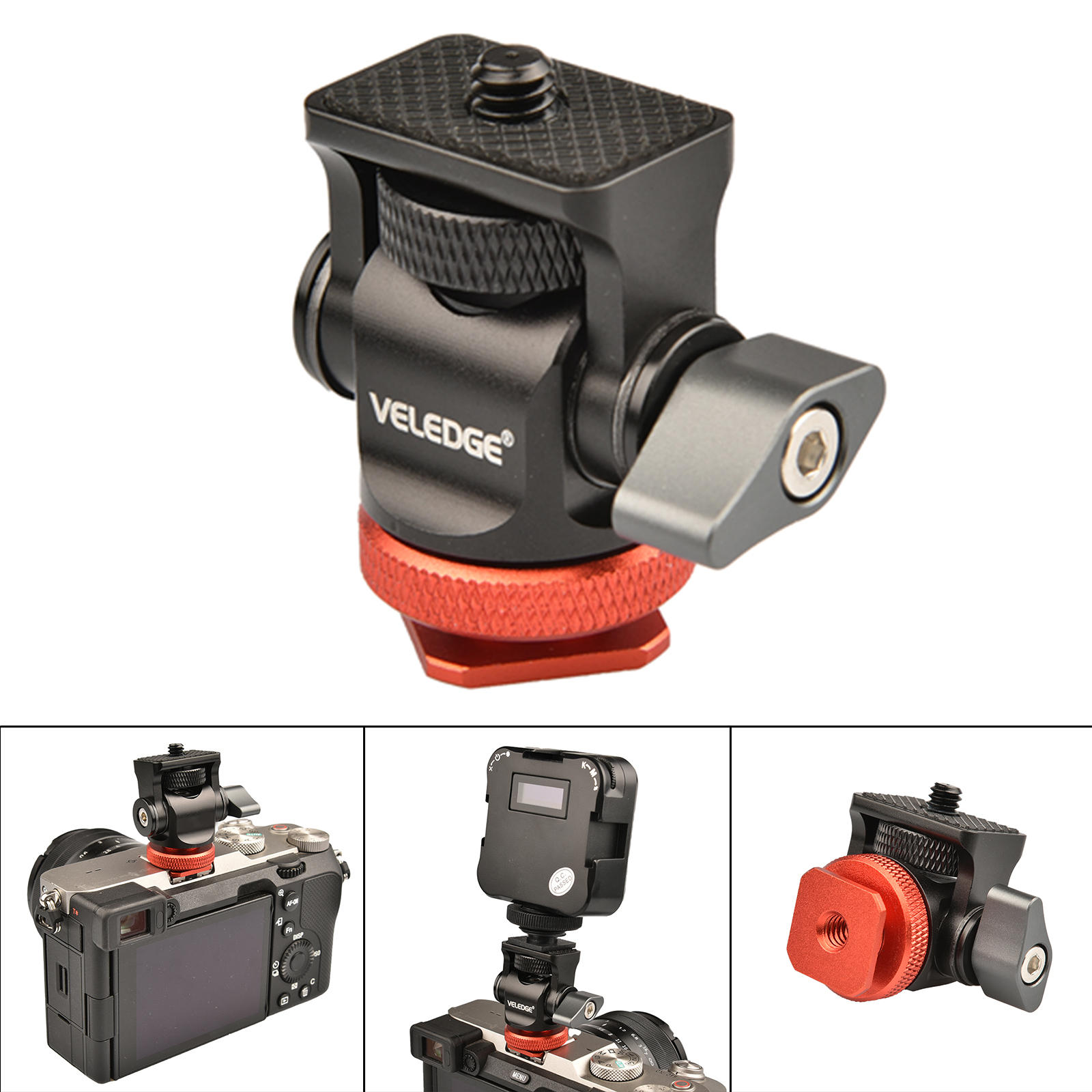 Mini bilya kafa 1/4in vida kon - Fluid Head Tripod incelemesi ve fiyatı
