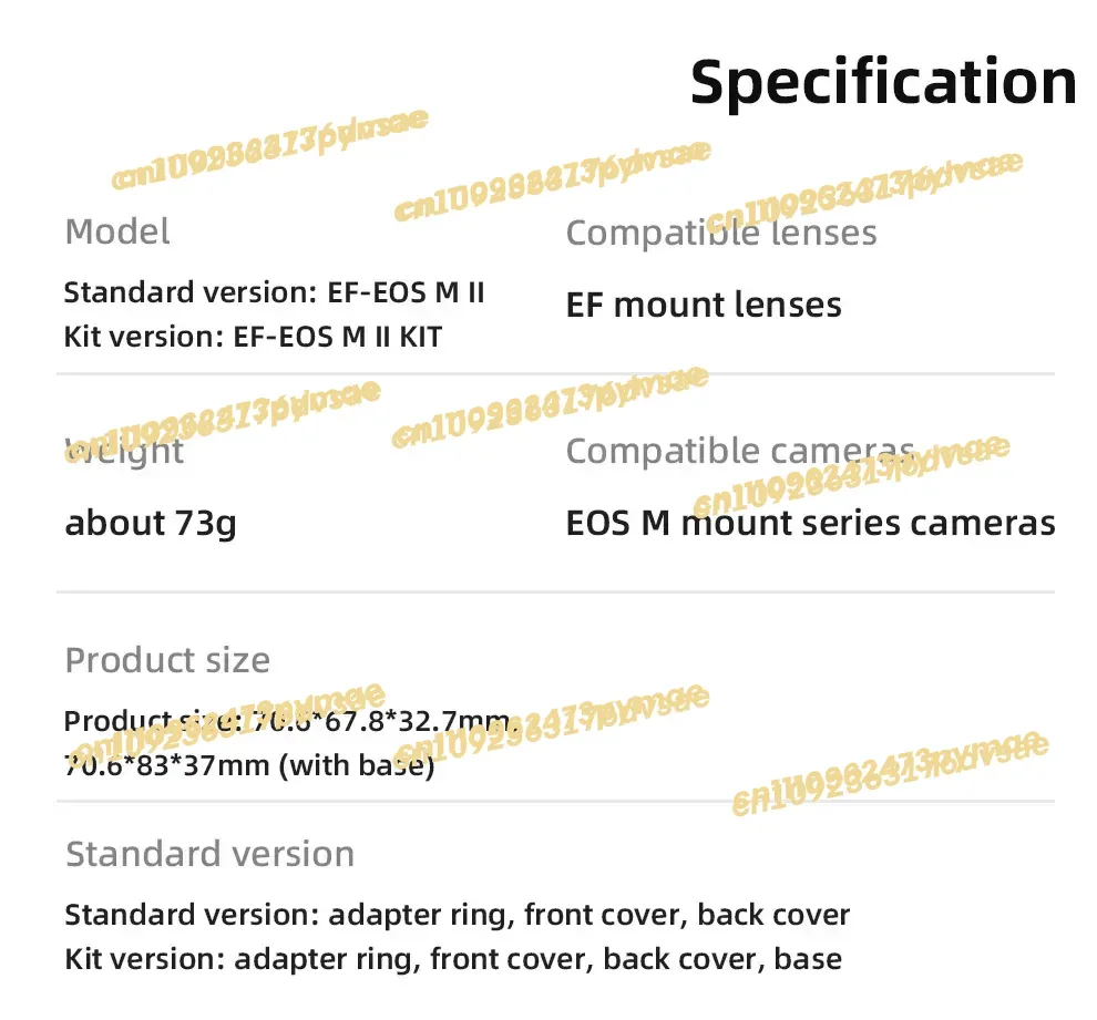 2025 Yeni YONGNUO EFE.OSM II O - Lens Adapter Ring incelemesi ve fiyatı