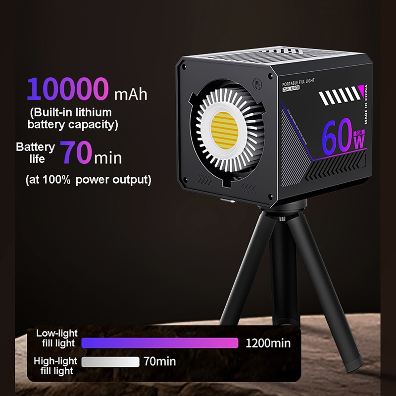 60W RGB Video Işığı Taşınabili - Photography Darkroom incelemesi ve fiyatı