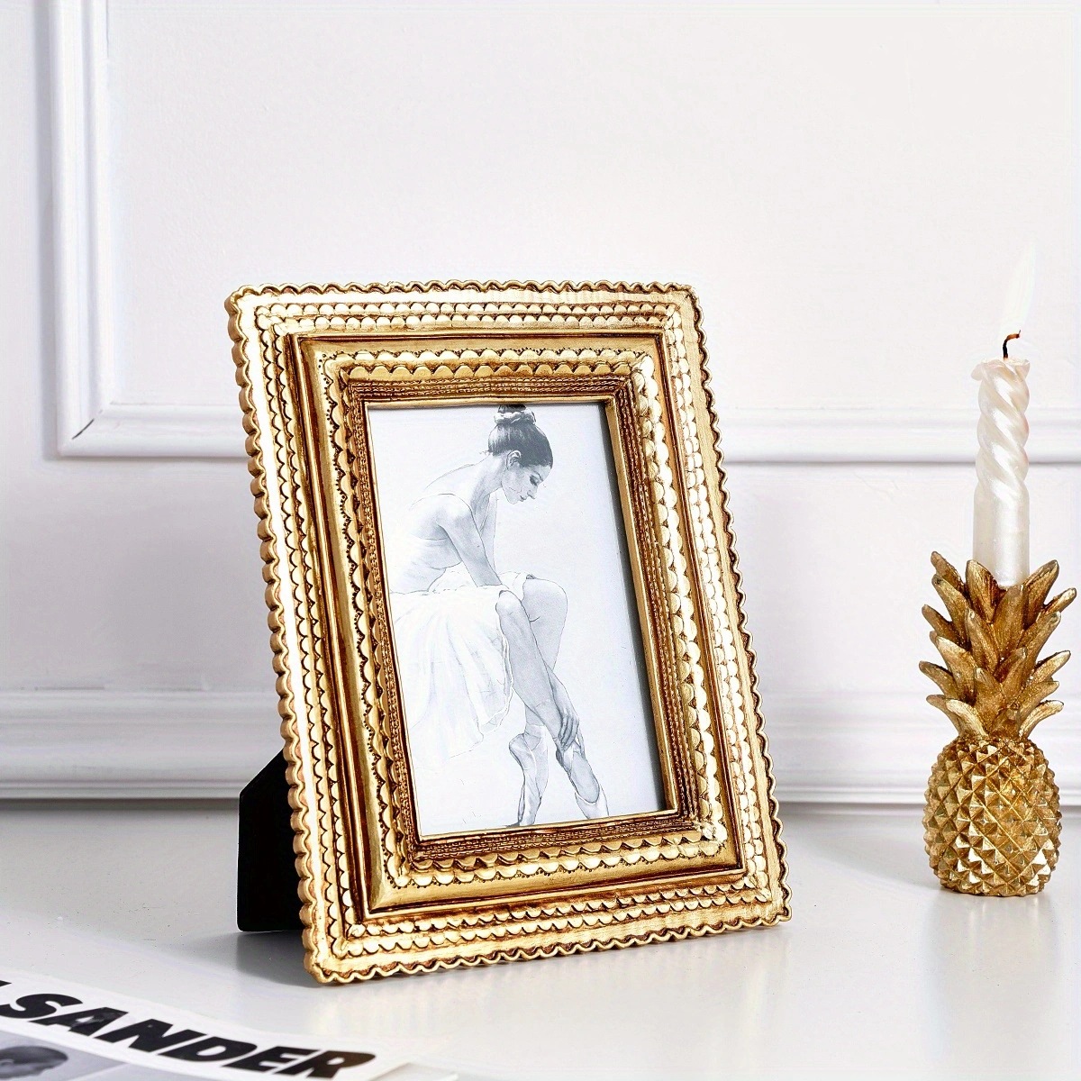 Avrupa tarzı altın dantel dese - Photography Framing incelemesi ve fiyatı
