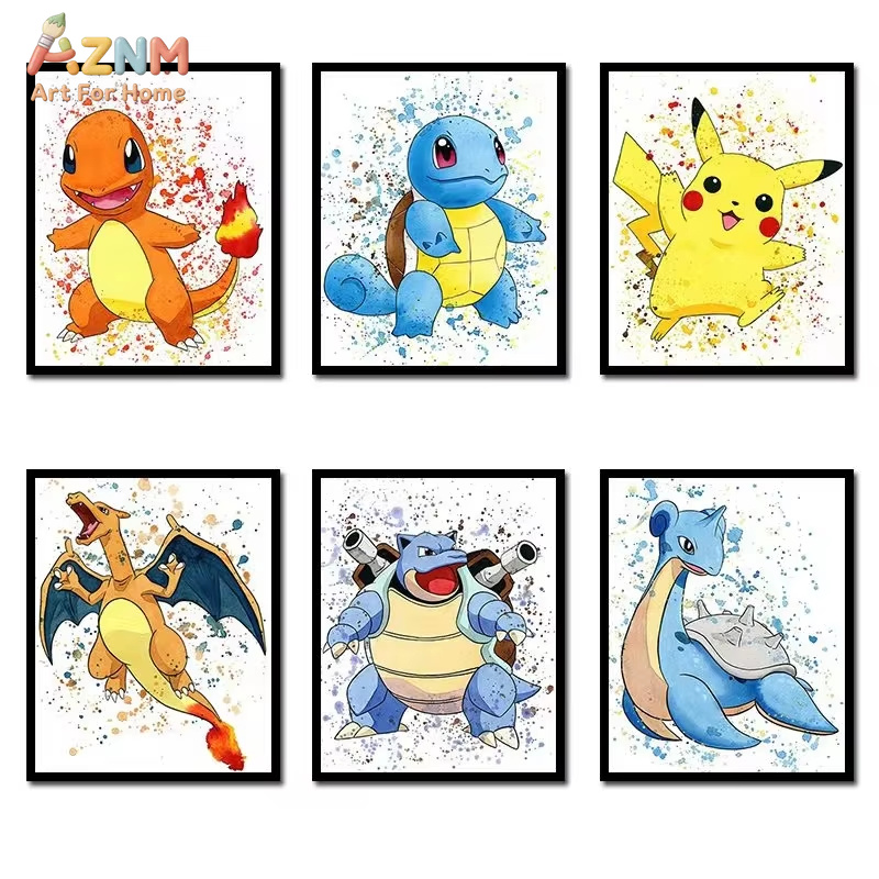 1 adet, Anime Pokemon tuval bo - Photography Nature incelemesi ve fiyatı